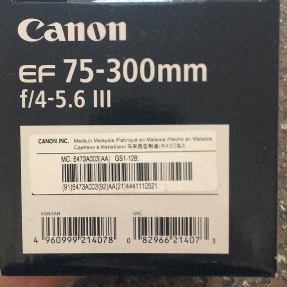 Canon EF 75-300mm lens - Picture 4 of 4